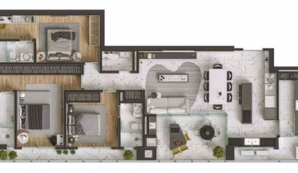 APARTAMENTO no AMÉRICA com 3 quartos para VENDA, 143 m²