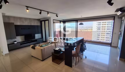 Maravilhoso Apartamento Semi Mobiliado, ao lado do Parque Olhos D`água, à cinco (5) minutos do hospital Unimed, shoppings Ribeirão e Iguatemi, Andar Alto Face Sombra com 03 dormitórios suítes (01 mást