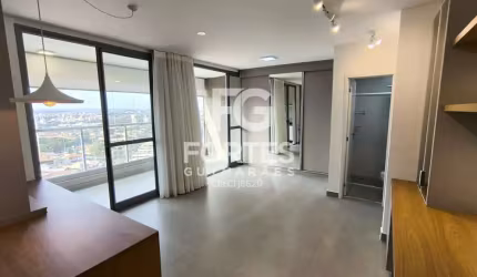 Apartamento Studio 50m² com 1 quarto suíte, armário e ar condicionado, ao lado do supermercado Assaí e próximo do Ribeirão Shopping;