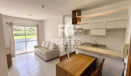 Apartamento Semi Mobiliado com 46,5m² sendo 1 quarto suíte, com armário, espaço office e ventilador de teto;