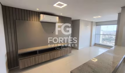 Apartamento 66m² com 2 quartos sendo 1 suíte, completo em armários e ares condicionados, no Jardim Botânico, próximo do Ribeirão Shopping e hospital Unimed;