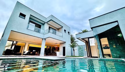 Casa na Praia para Venda em Guarujá, Jardim Acapulco, 5 dormitórios, 5 suítes, 7 banheiros, 4 vagas