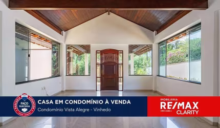 CASA TÉRREA DE CONDOMÍNIO PARA VENDA - CONDOMÍNIO VISTA ALEGRE SEDE - VINHEDO - SP