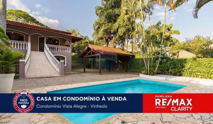 CASA DE CONDOMÍNIO COM 4 SUÍTES PARA VENDA - CONDOMÍNIO VISTA ALEGRE - VINHEDO - SP