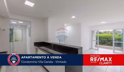 APARTAMENTO 2 DORMITÓRIOS, SENDO 1 SUÍTE, COM ÁREA DE LAZER, PARA VENDA - CONDOMÍNIO VILA CANELA - VINHEDO - SP