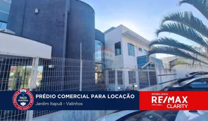 Prédio comercial para locação, 396,5m²,Jardim Itapuã, Valinhos-SP. Perfeito para sua empresa.