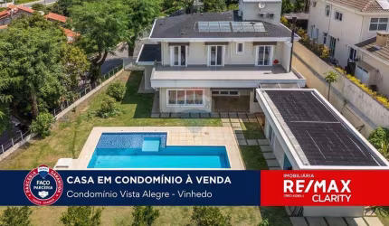 Casa a venda no condomínio Vista Alegre Sede em Vinhedo.