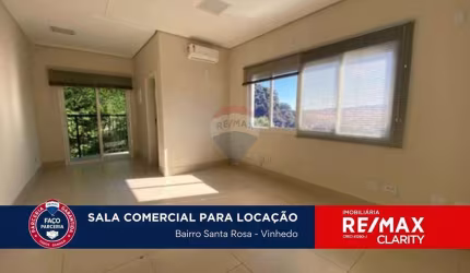 Aluga-se sala comercial com varanda e 1 vaga de garagem - Vinhedo