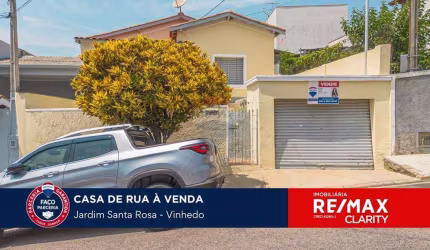 Vende-se casa com 3 dormitórios. Seu novo lar ou negócio na região central de Vinhedo.