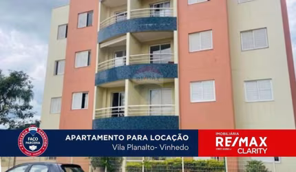 Aluga-se apartamento 2 dormitórios com suíte - Centro - Vinhedo