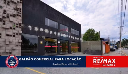 Galpão para Locação no Centro de Vinhedo/SP