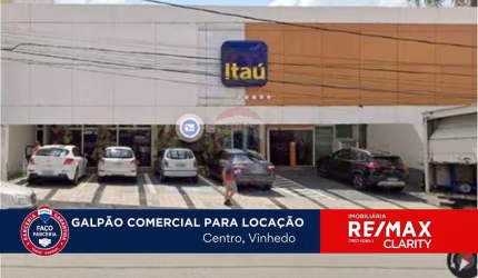 Alugue Agora: Ponto Comercial no Centro de Vinhedo