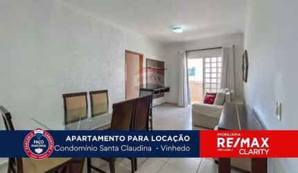 Apartamento Mobiliado para locação - 75 M² - Condomínio Santa Claudina - Vinhedo SP