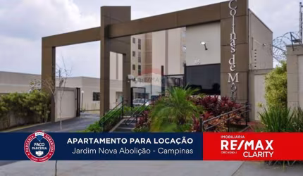 Apartamento para alugar com 48m², por R$ 1.500,00 (pacote) - Jardim Abolição, Campinas/SP.