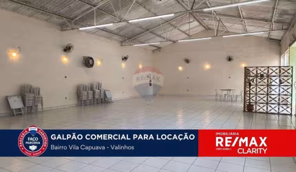 Galpão para alugar, 408m² por R$ 16.000,00 - Jardim São Paulo - Valinhos/SP