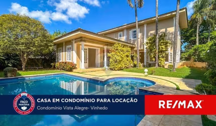 CASA À VENDA, 452m², Condomínio Vista Alegre Sede, Vinhedo-SP. 4 SUÍTES!!