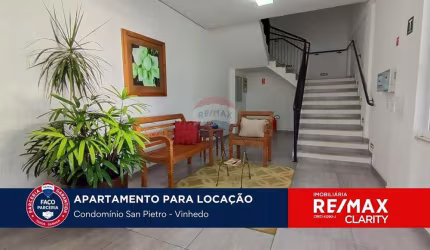 Apartamento com dois quartos para locação em Vinhedo.