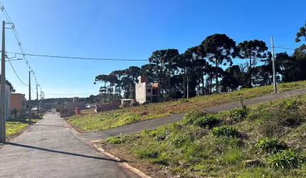 Terreno em condomínio fechado à venda na Rua Flamingos, 232, Gralha Azul, Fazenda Rio Grande, 120 m2 por R$ 169.000