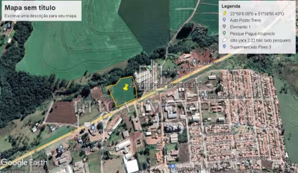 Terreno à venda na 23°59´07´´S 51°18`56´´ W, Centro, Faxinal, 29741 m2 por R$ 1.500.000