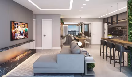 Apartamento com 3 quartos à venda na Avenida Presidente Affonso Camargo, 1773, Cristo Rei, Curitiba, 77 m2 por R$ 831.000