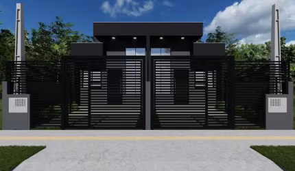 Casa para Venda em Gravataí, Ibiza, 2 dormitórios, 1 banheiro, 1 vaga