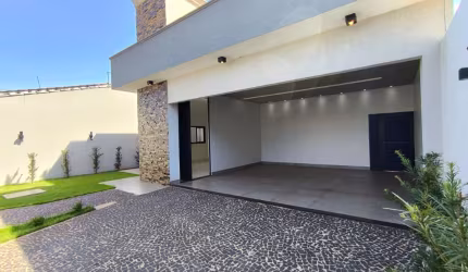 Casa térrea moderna para venda na Vila Fatima Jatai Go