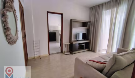 Apartamento mobiliado e com terraço coberto, 2 dormitórios para alugar, 70 m² por R$ 1.400,00 mensal - Recanto da Mata - Juiz de Fora/MG