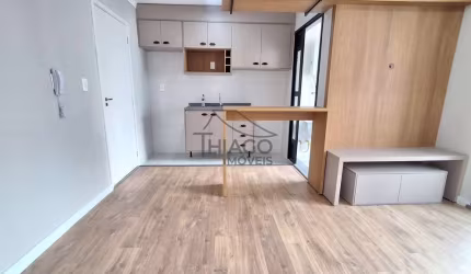 Apartamento Novo, para Locação no Belenzinho, de 43m², 2 dormitórios, com sacada, prédio com lazer