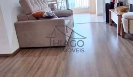 Apartamento com 3 dormitorios uma suite, duas vagas, varanda gourmet com churrasqueira à venda, con