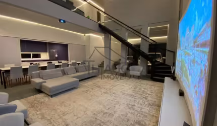 Excelente e luxuoso sobrado à venda, no bairro de  Alphaville, Santana de Parnaíba, situado na zona