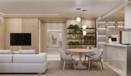 Apartamento Fifty Cabral - 3 quartos (1 suíte)