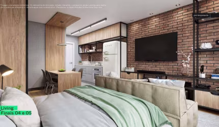 Apartamento 2 dormitórios Glow City Habitat