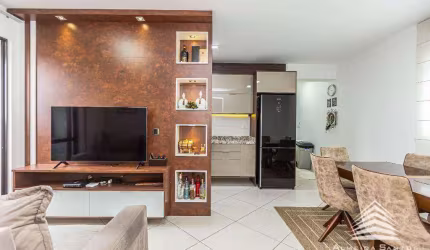 Apartamento face norte, ensolarado, 3 quartos, 1suíte, sacada com churrasqueira, equipado de armários ótima ventilação, perto do Shopping Palladium.
