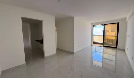 Apartamento alto padrão no coração  Tambaú – 93,52m² com vista mar!