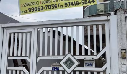 Casa 3 dormitórios para Venda em São Vicente, Centro, 3 dormitórios, 1 suíte, 4 banheiros, 1 vaga