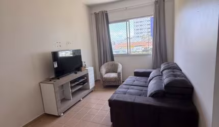Apartamento 1 Quarto para Locação em Praia Grande, Jardim Real, 1 dormitório, 1 banheiro, 1 vaga