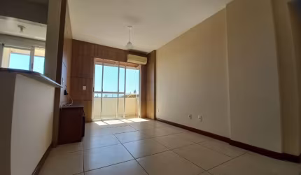 Apartamento de dois dormitórios com vista para o mar no Jardim Cidade de Florianópolis.