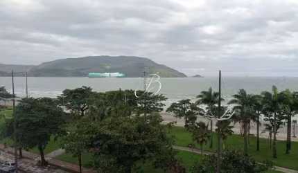 Apartamento de 02 dormitórios com vista para o mar a venda no Embaré-Santos