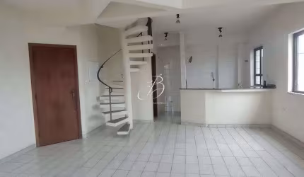 Apartamento duplex de 01 dormitório  a venda na Ponta da Praia em Santos