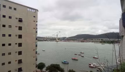 Apartamento duplex de 01 dormitório a venda em Santos na Ponta da Praia