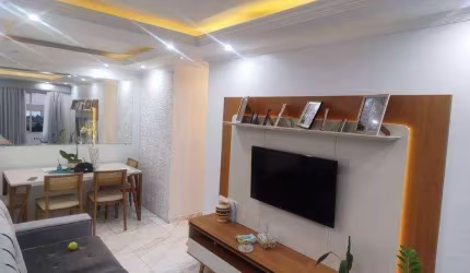 Apartamento com 2 dormitórios à venda, 52 m² por R$ 290.000 - BNH - Parque Pinheiros - Taboão da Serra/SP