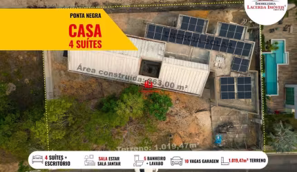 Casa em Condomínio para Venda em Manaus, Ponta Negra, 4 dormitórios, 4 suítes, 5 banheiros, 4 vagas