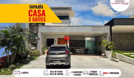 Casa em Condomínio para Venda em Manaus, Tarumã, 3 dormitórios, 3 suítes, 4 banheiros, 4 vagas