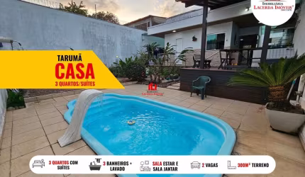 Casa em Condomínio para Venda em Manaus, Tarumã, 3 dormitórios, 3 suítes, 4 banheiros, 4 vagas