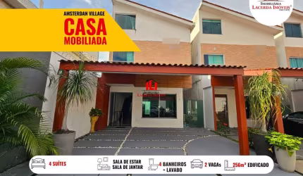 Casa em Condomínio para Locação, Flores, 4 dormitórios, 4 suítes, 4 banheiros, 3 vagas