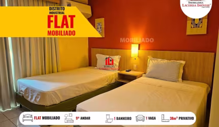Flat para Locação em Manaus, Japiim, 1 dormitório, 1 suíte, 1 banheiro, 1 vaga