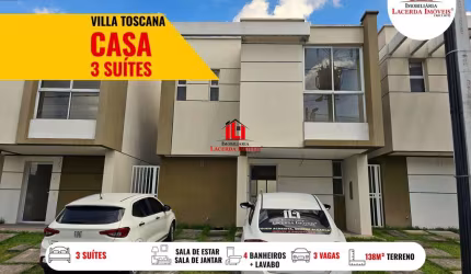 Casa em Condomínio para Venda em Manaus, Flores, 3 dormitórios, 3 suítes, 4 banheiros, 3 vagas