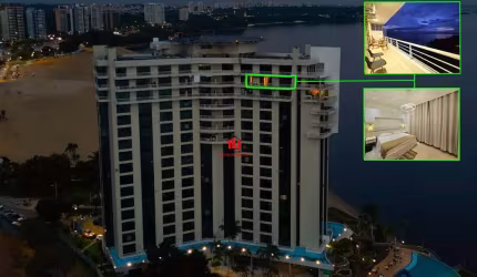 Flat para Venda em Manaus, Ponta Negra, 1 dormitório, 1 suíte, 1 banheiro, 1 vaga