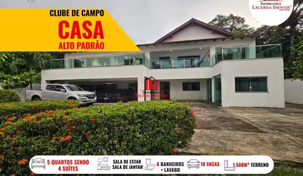 Casa em Condomínio para Locação em Manaus, Ponta Negra, 4 dormitórios, 4 suítes, 5 banheiros, 10 vagas
