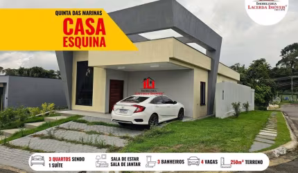 Casa em Condomínio para Venda em Manaus, Ponta Negra, 3 dormitórios, 1 suíte, 3 banheiros, 4 vagas